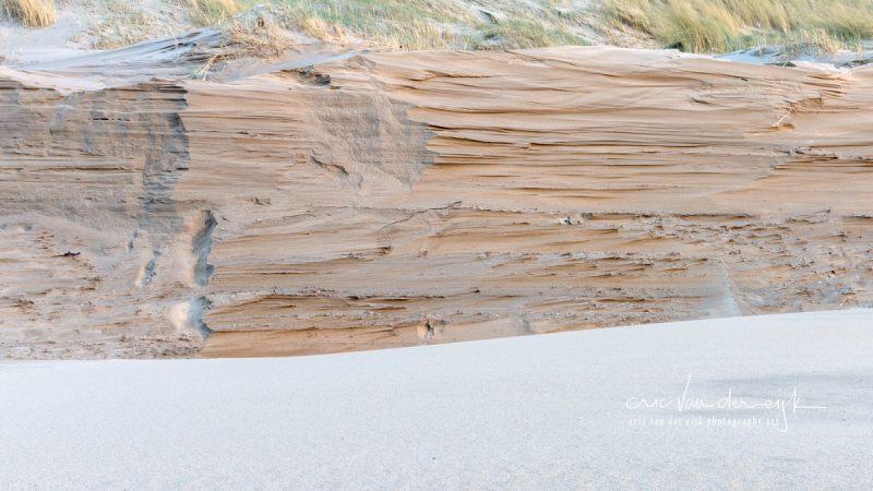 Weersinvloeden in het landschap langs de kust